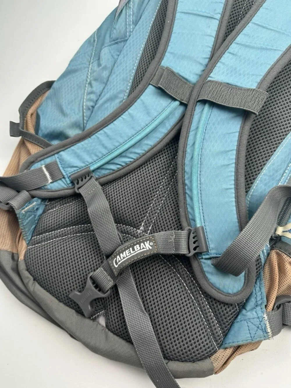 Camelbak Daystar Backpack Blue Gray Hiking Backpack-2 Compartments NO Bladder